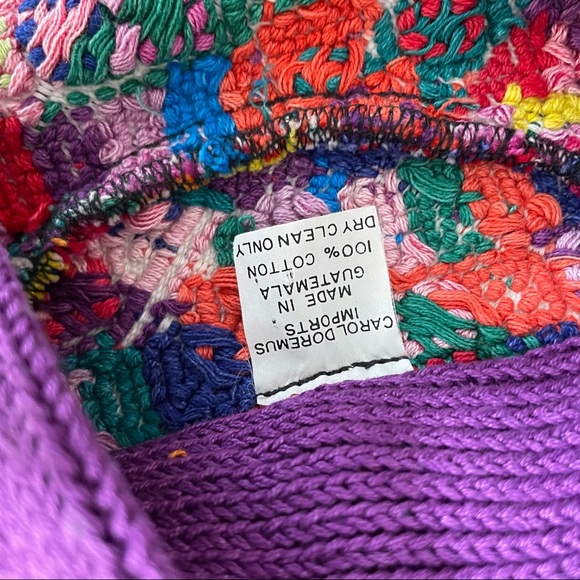 Guatemalan Cardigan Jacket Embroidered Huipil Boho - Picture 9 of 10